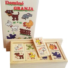 Домино макси «Домашние животные во дворе»