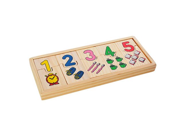 Домино «Цифры-предметы»