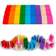 Цветные плашки «Доминошки», 36 шт.