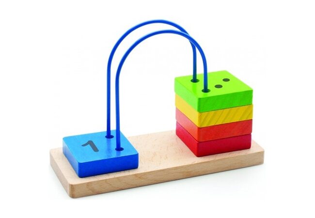 Счеты-лабиринт от 1 до 5