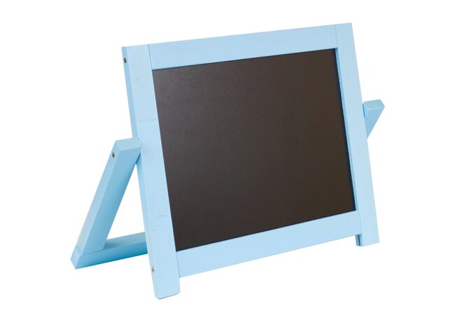 Настольный 2-х сторонний, магнитный мольберт (голубой)