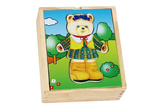 Игра-переодевание «Гардероб для медведицы»