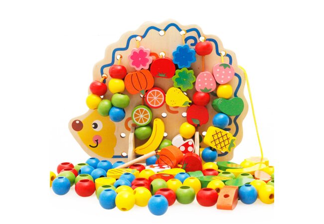 Шнуровка «Ежик собирает урожай»