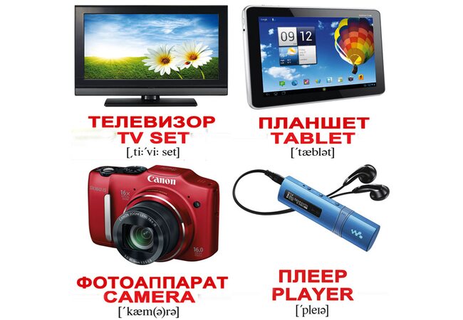 Мини-карточки «Техника/Electronics», 40