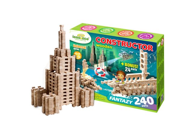 Конструктор «Фантазия», 240 дет.