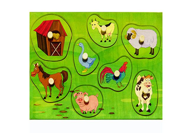 Вкладыши с животными «Ферма»