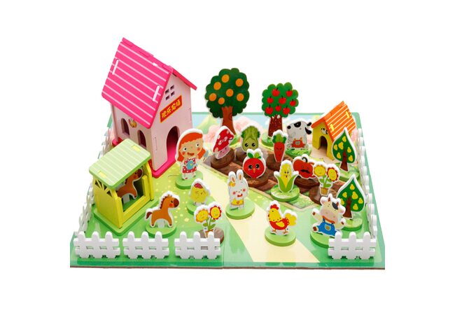 3D пазл «Счастливая ферма»