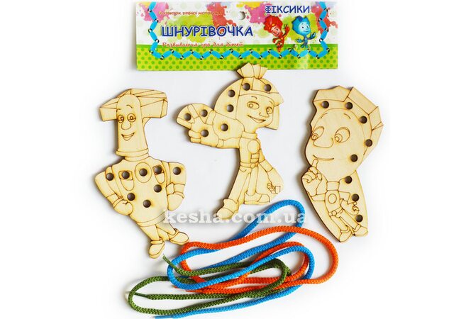Шнуровка «Фиксики» для малышей
