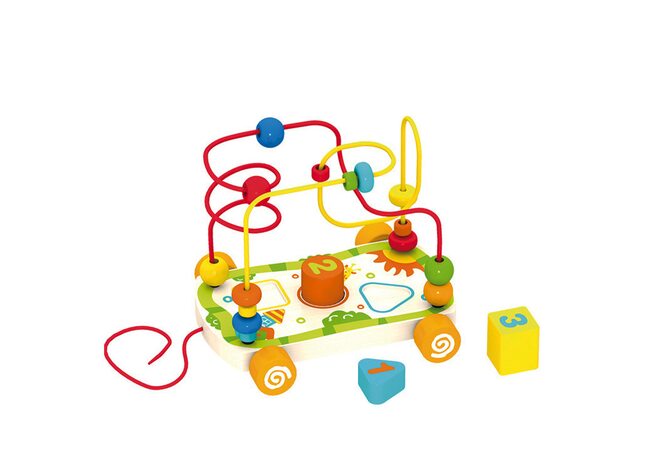 Лабиринт-каталка-сортер