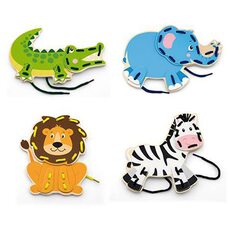 Плоская шнуровка «Дикие животные»