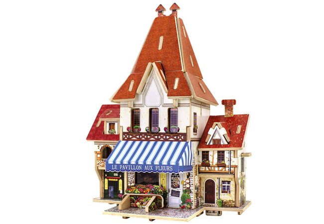 Цветочный магазин (Франция), сборная модель, 44 дет.