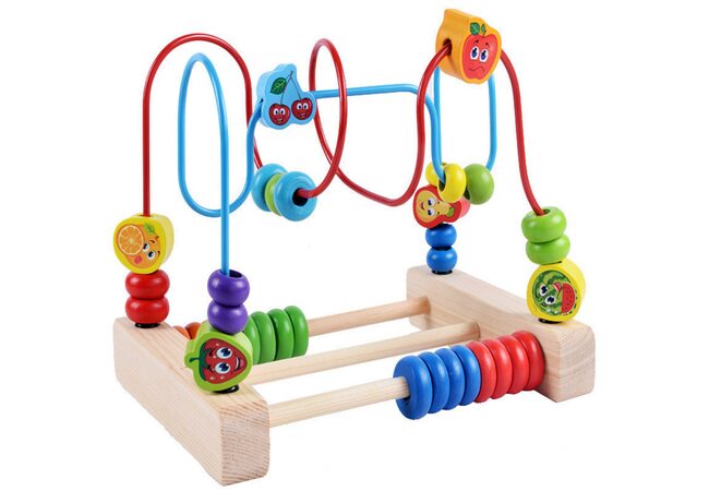 Пальчиковый лабиринт-счеты «Фрукты-ягоды»