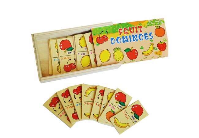 Домино макси «Фрукты-ягоды».