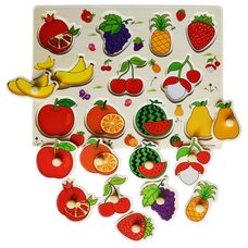 Вкладыши «Подбери фрукты»