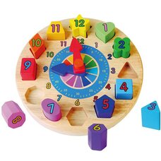 Объемные часы-вкладыши «Геофигуры»