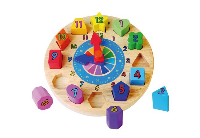 Объемные часы-вкладыши «Геофигуры»