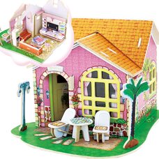 «Гостиная», дом конструктор с мебелью, 82 дет.