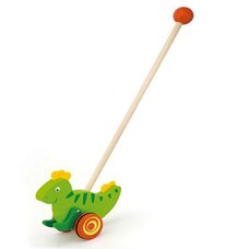 Каталка «Dino» (с ручкой-палочкой)