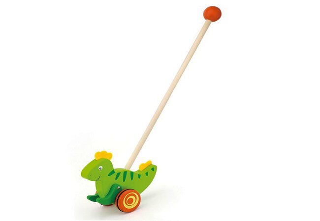 Каталка «Dino» (с ручкой-палочкой)