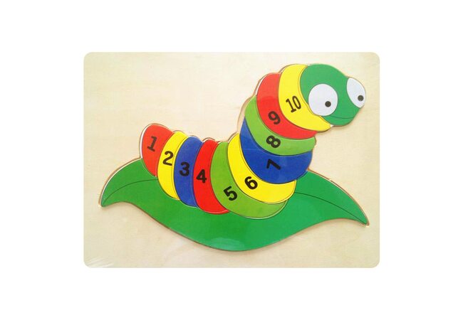 Мозаика «Гусеница-цифры»