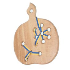 Шнуровка яблоко плоское (неокрашенное)