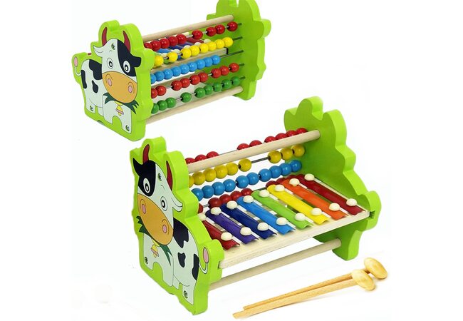 Счеты-ксилофон «Коровка»