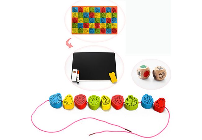 Шнуровка-лото «Фрукты»