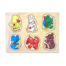 Рамка-вкладыш «Игрушки-зверушки»