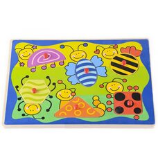 Вкладыши «Геометрические насекомые»