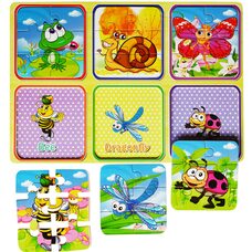 Пазлы «Insects», 6 эл.