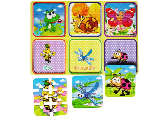 Пазлы «Insects», 6 эл.