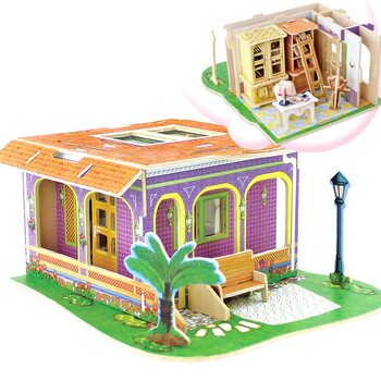 «Кабинет», дом конструктор с мебелью, 104 дет.