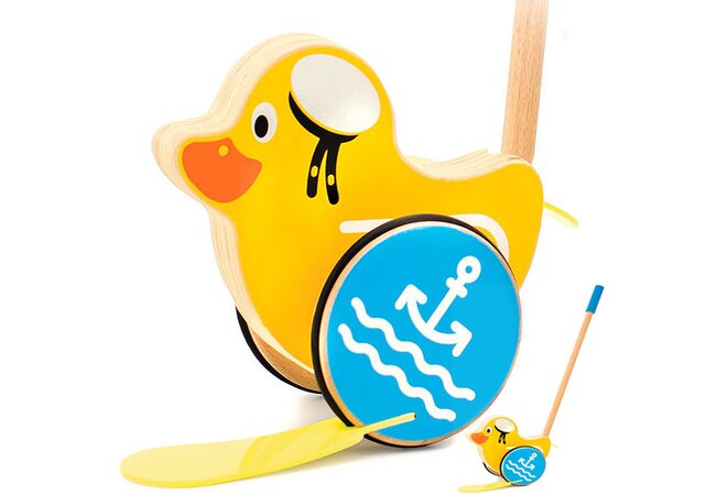 Детская каталка «Утенок»