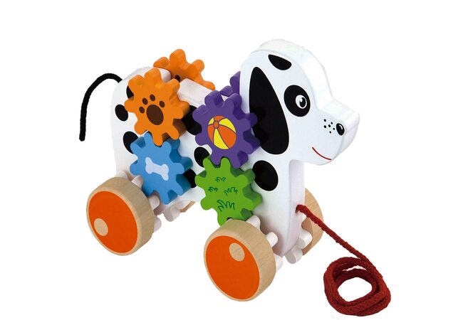 Каталка с шестеренками «Песик»