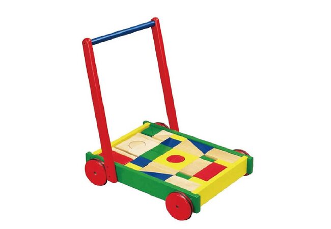Тележка ходунки каталка с кубиками