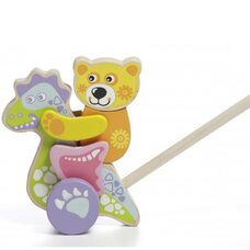 Каталка «Dino» с палочкой