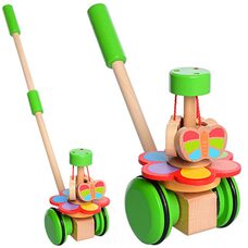 Каталка на палочке «Бабочки»