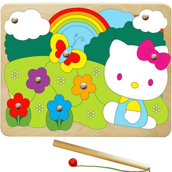 «Hello Kitty», мозаика + рыбалка, 20 дет.