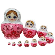 Матрешка «Традиционная», 10 в 1