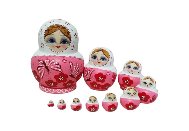 Матрешка «Традиционная», 10 в 1