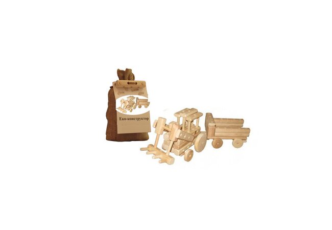 Конструктор «Трактор», 100 деталей