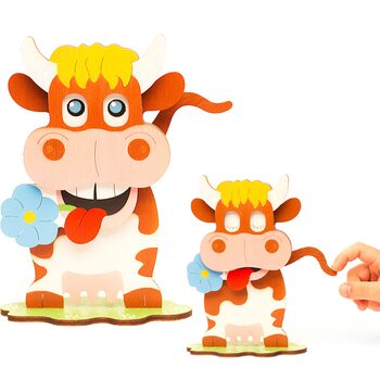 Серия «Собери с папой - Коровка», 9 дет.