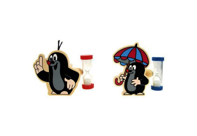 Подставка для зубной щетки с песочными часами «Кротик»