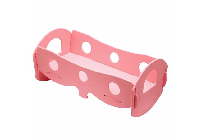 Кроватка для кукол (розовая)