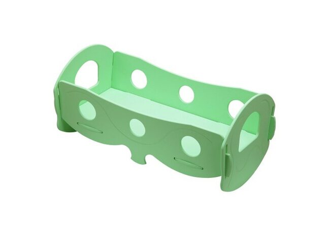 Кроватка для кукол (зеленая)