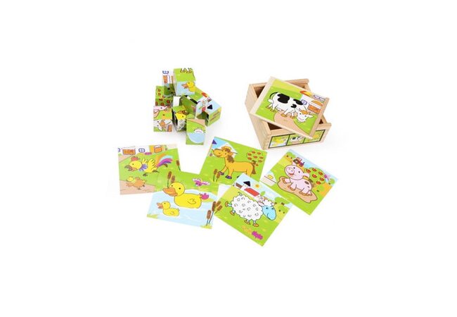 Кубики «Домашние животные» (в пенале)