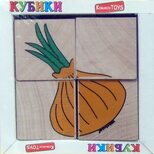 Кубики. Сложи рисунок «Овощи», 4шт. Кубики. Сложи рисунок «Овощи», 4шт.