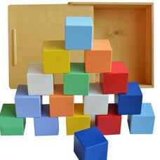 Цветные кубики, 16 шт.