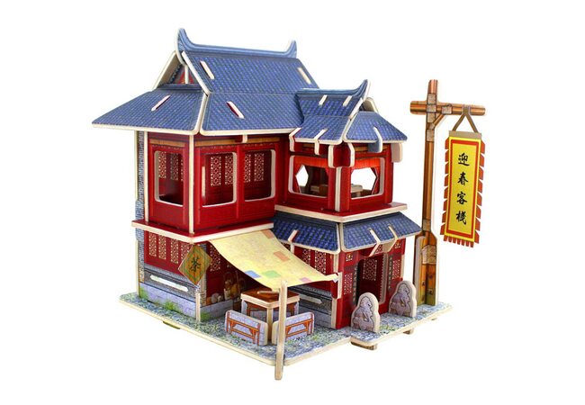 Лавка (Китай), сборная модель, 51 дет.