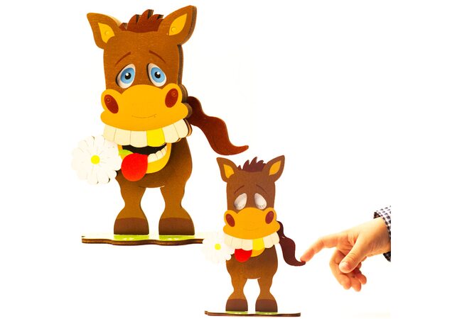 Серия «Собери с папой - Лошадка», 8 дет.